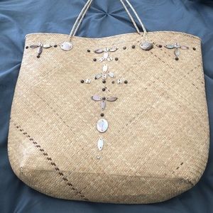 Bo’em straw tote bag